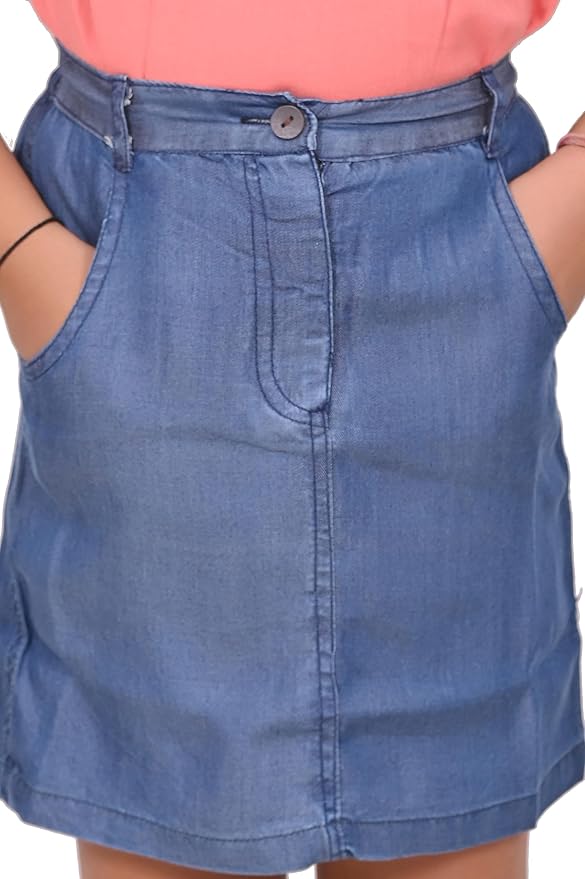 Cloth Bites Girls Casual Cotton Skirt for Kids | Casual Printed Skirts for Girls | Regular Skirts for Kids