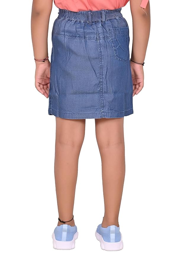 Cloth Bites Girls Casual Cotton Skirt for Kids | Casual Printed Skirts for Girls | Regular Skirts for Kids