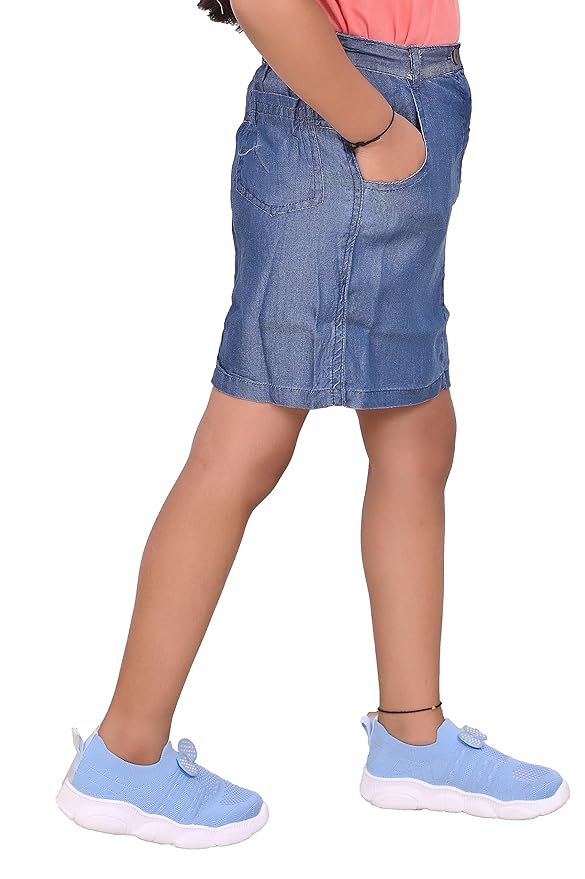Cloth Bites Girls Casual Cotton Skirt for Kids | Casual Printed Skirts for Girls | Regular Skirts for Kids